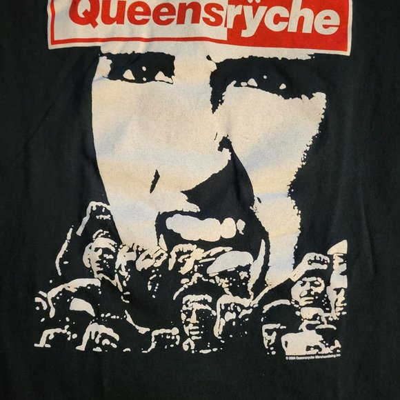 Queensryche 2004 World Tour "Operation Mindcrime II" 2 Sided T Shirt Men's Small - Picture 2 of 8